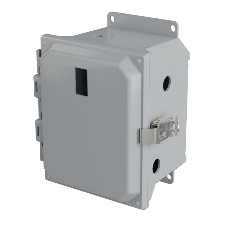 Lafferty Entryway Enclosure, Pre-Drilled, Plastic, 8" x 6" x 4", Lock Top (image for) Lafferty Entryway Enclosure, Pre-Drilled, Plastic, 8" x 6" x 4", Lock Top